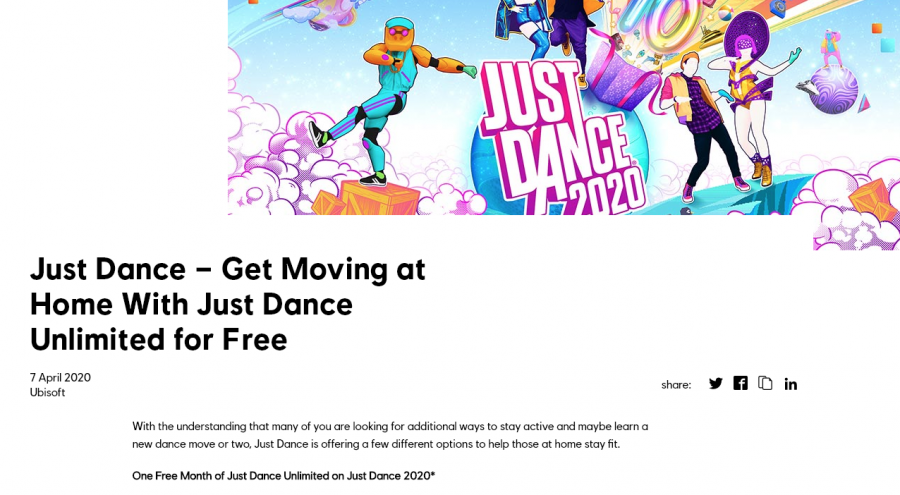 unlimited just dance 2020 switch