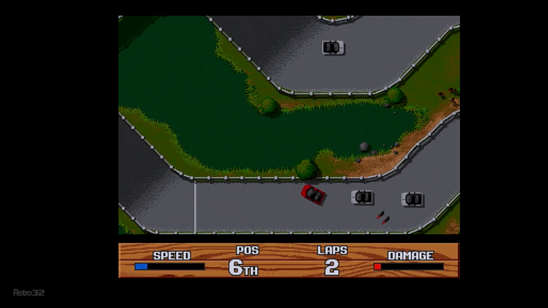 Super Cars II - Magnetic Fields / Gremlin 1991 - Amiga 500 Commodore ...