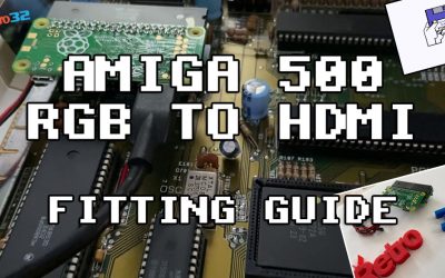 Amiga RGB to HDMI adapter fitting guide HOW TO