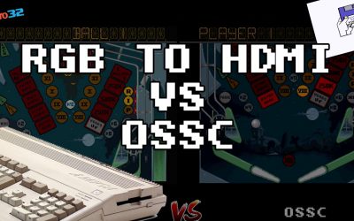 Amiga 500 – RGB to HDMI Adapter vs OSSC Comparison – Side by Side