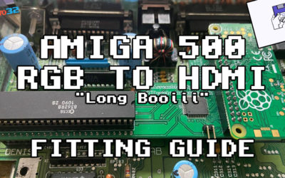 Amiga 500 RGB to HDMI CPLD Adapter fitting guide