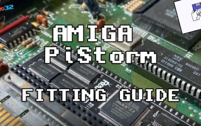 Amiga PiStorm installation fitting guide video