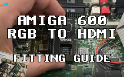 Amiga 600 RGB to HDMI CPLD Adapter fitting guide