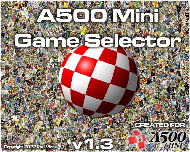 A500 Mini Game Selector v1.3 comes to the A500 Mini (AGS 1.3