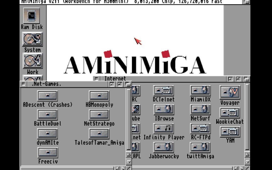 Amiga Game Selector v2 released for the Amiga A500 Mini, Pi400 and
